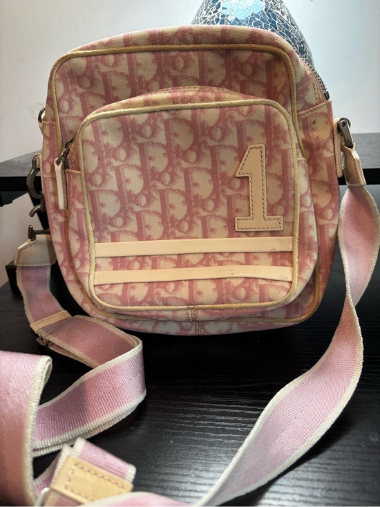 Dior Handbags - Vintage Christian Dior Pink Trotter No. 1 Crossbody Bag Galliano Era Project Bag